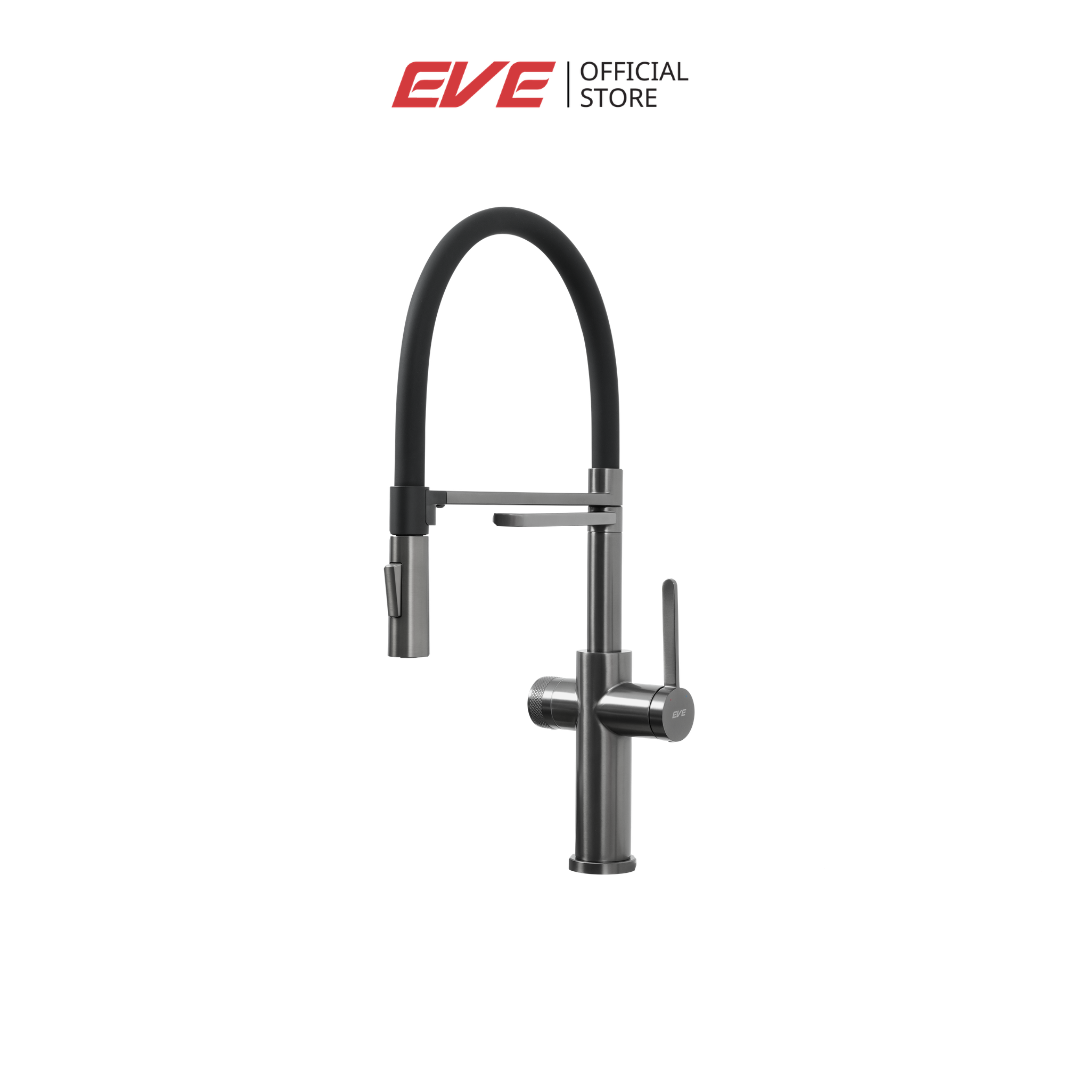 ก๊อกซิงค์สำหรับอ่างล้างจาน EVE MIRA 3 GUNMETAL EP ก๊อกน้ำ 3 ทาง - สีดำ_11